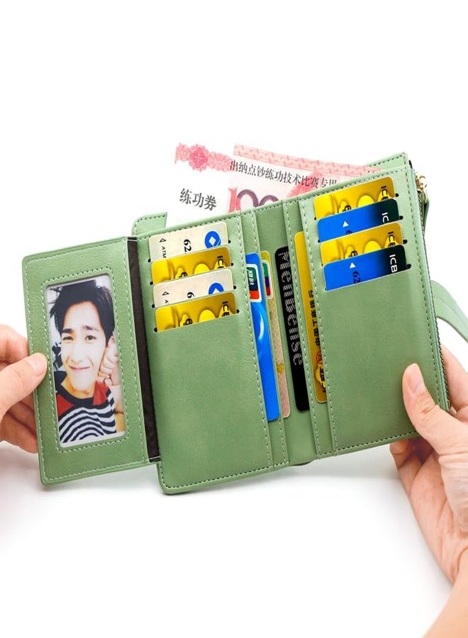 Alexvyan Medium Green Women's Purse Wallet Organizer Female Hand Clutch Women/Ladies/Girls Wallets Credit Card Holder - Image 4